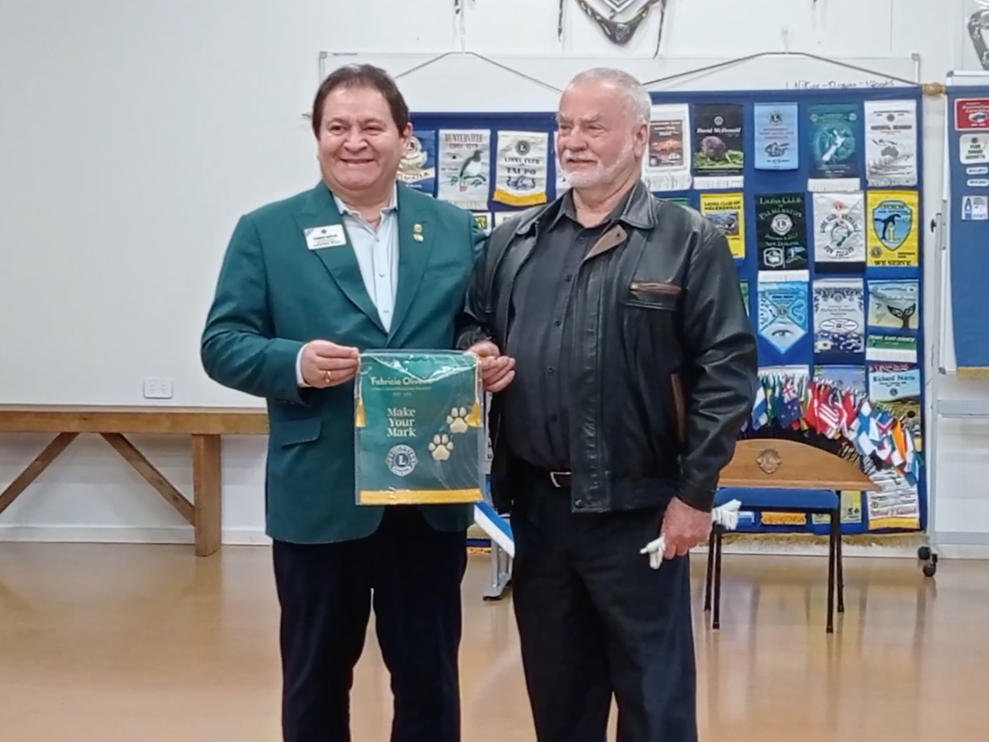 Lions International President visits Waimauku Lions NZ