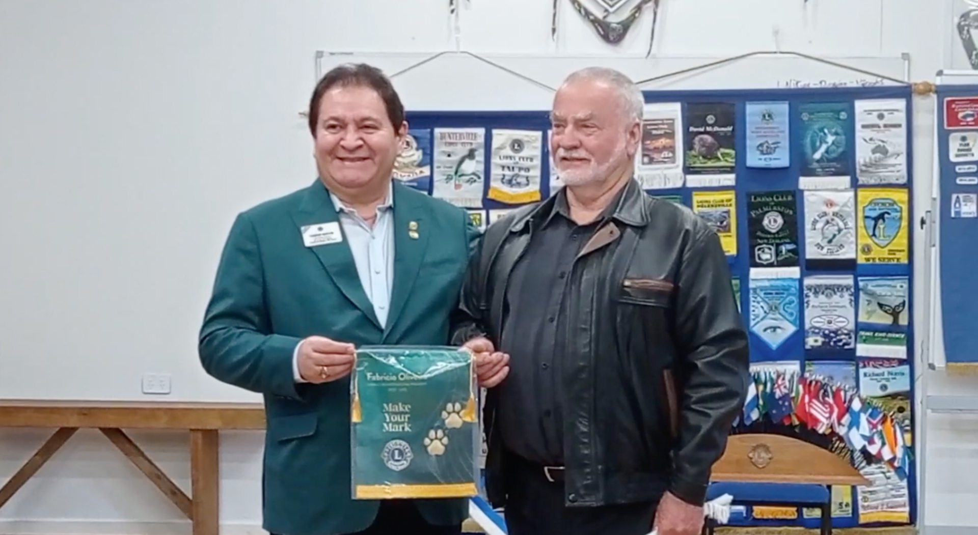 Lions International President visits Waimauku Lions NZ